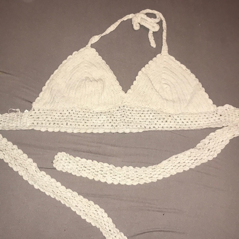 Knitted bra top